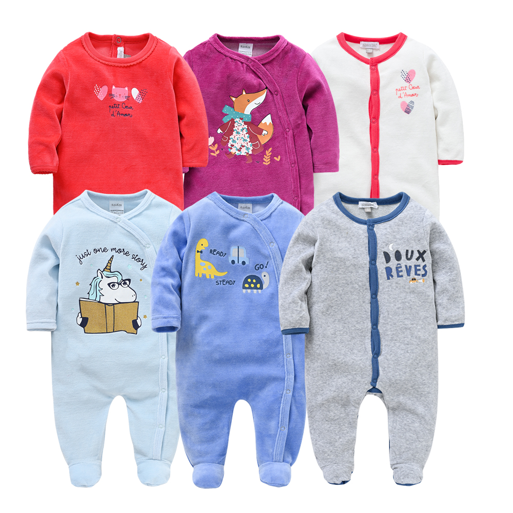 Bamboo Bodysuit Baby - Kavkas Velour Baby Girls Clothes Romper