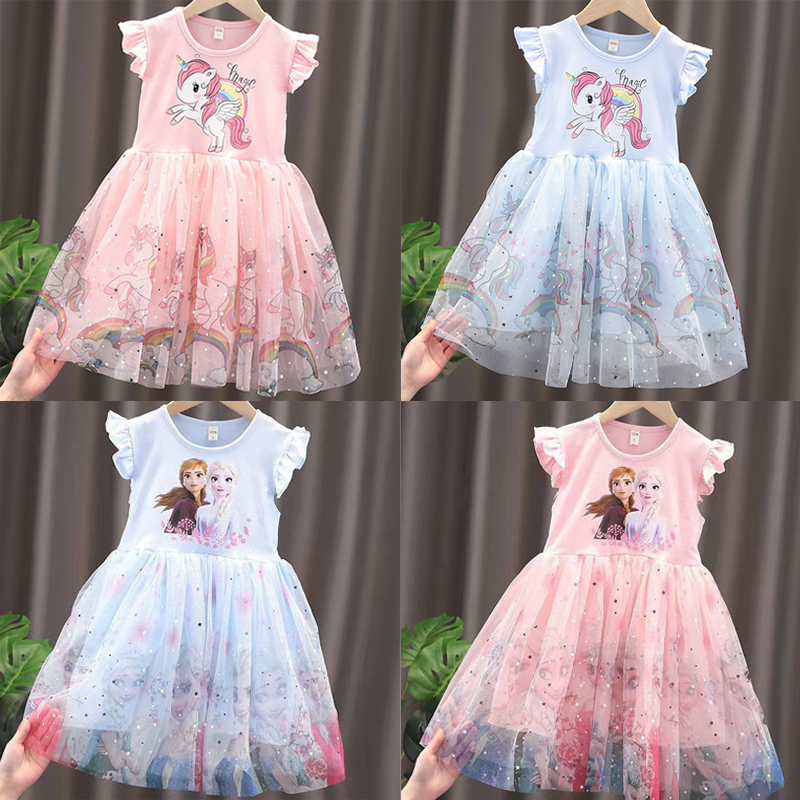 Baby Clothing Discount - 2024 New Unicorn Summer Princess Dresses