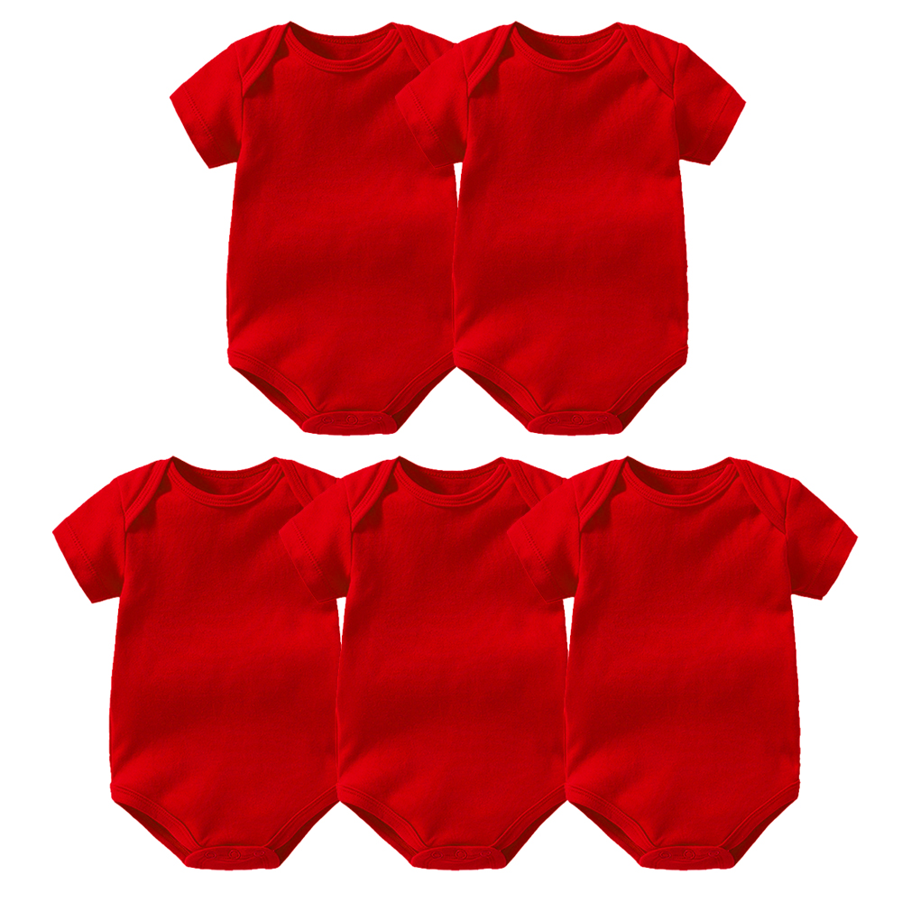Baby Clothing Factory Shop - 5 pcs Thick Baby Bodysuits Summer