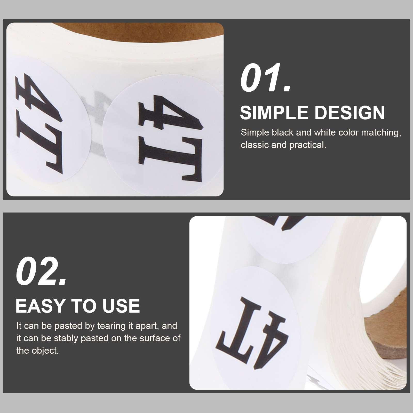 2 Roll Premium Size Sticker La - Baby Clothing Factory Shop recensione e prezzo