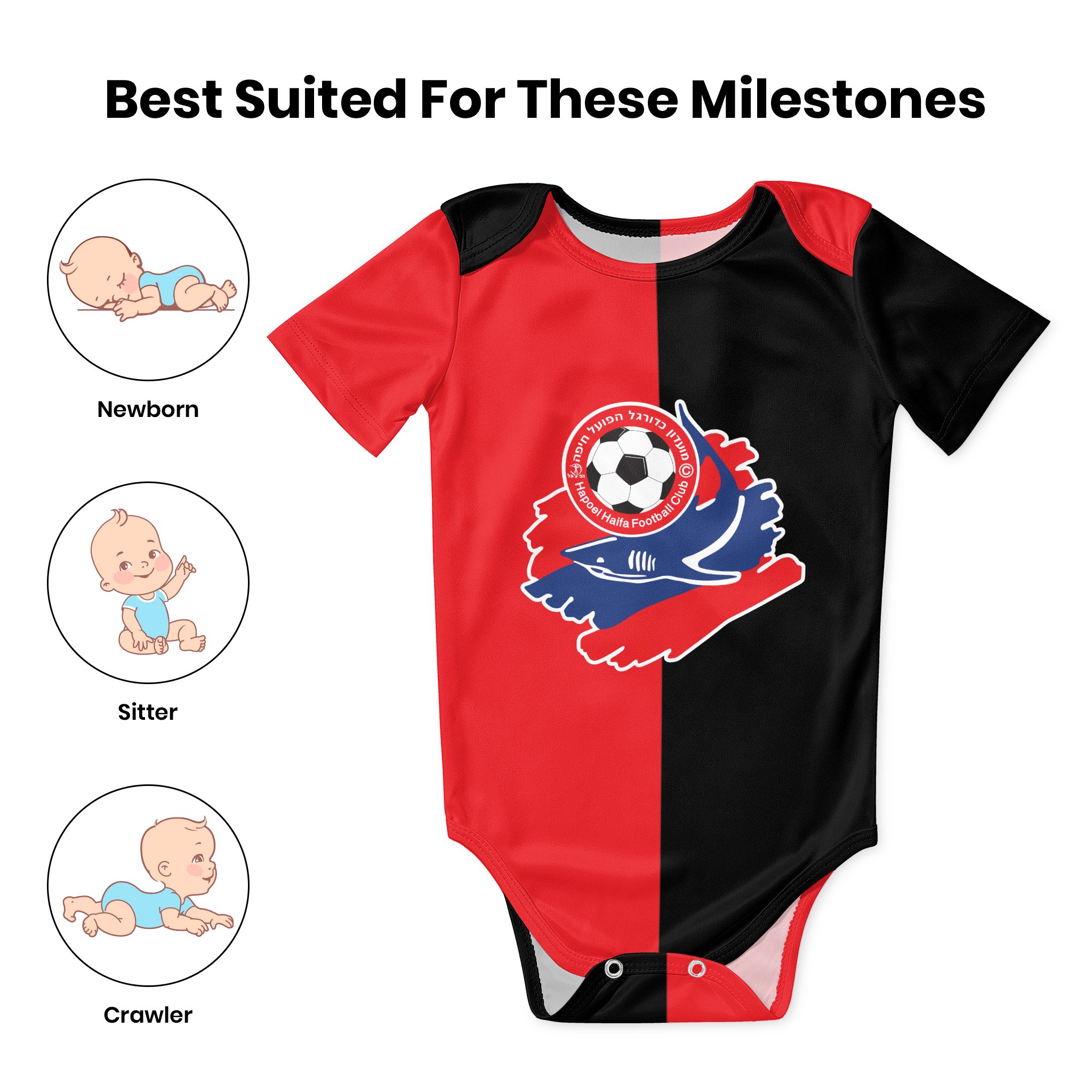 Hapoel Haifa Baby Bodysuit Uni - Baby Clothing Discount recensione e prezzo