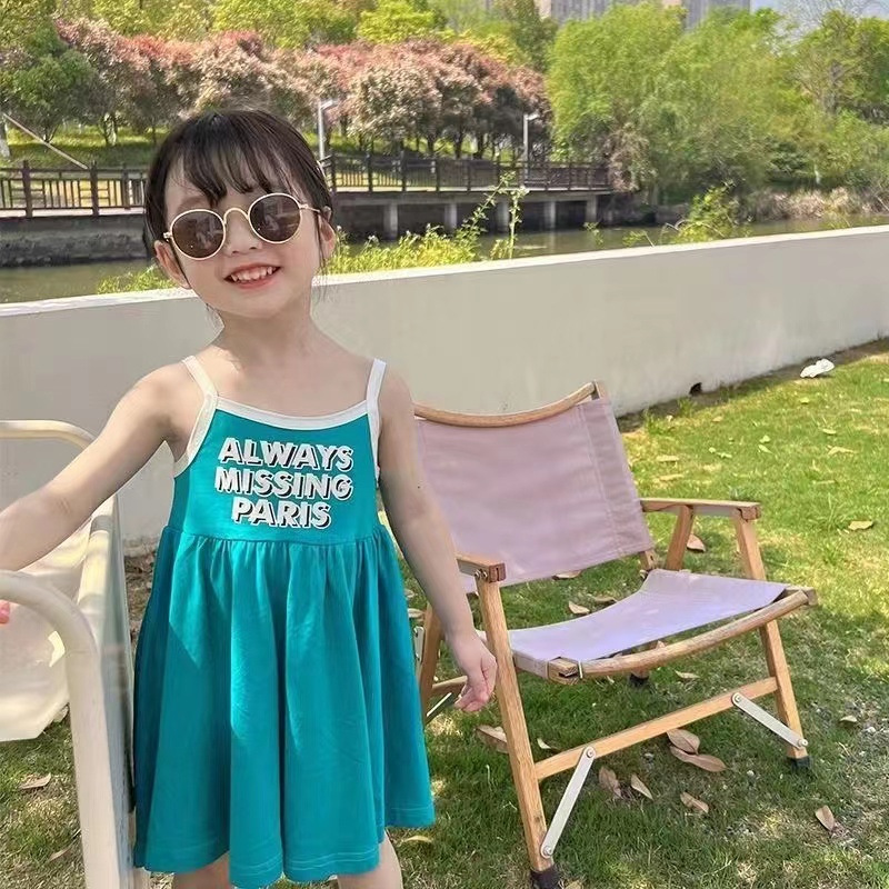 Summer Girls' Sling Dress Baby - Baby Clothing Korea recensione e prezzo