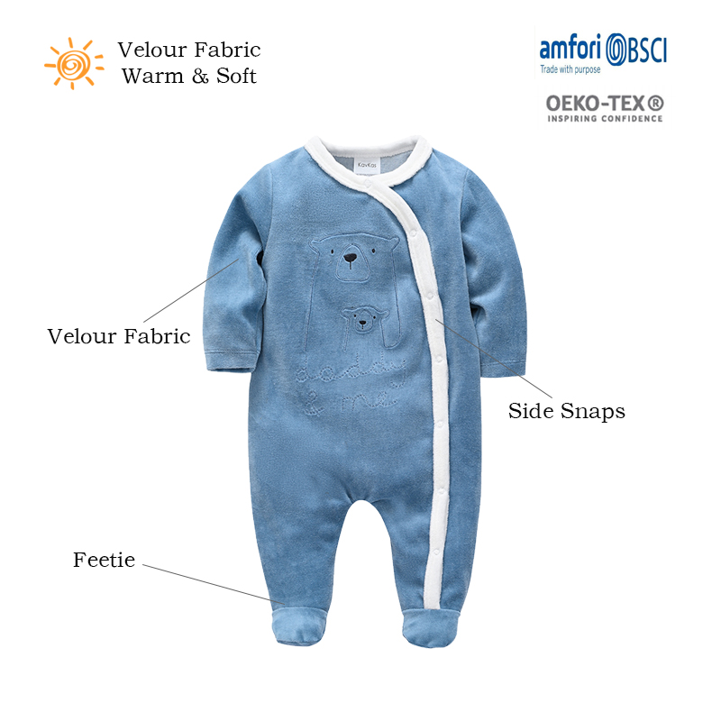 Kavkas Velour Baby Girls Cloth - Bamboo Bodysuit Baby recensione e prezzo