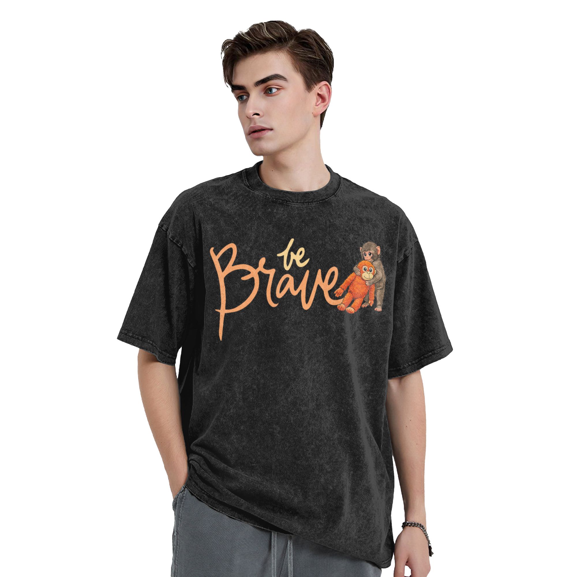 Mens T Shirt Punch Baby Monkey - Baby Zoo Clothing recensione e prezzo