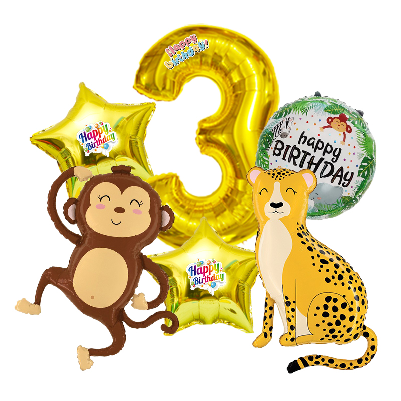 6pcs Zoo Animal Cartoon Number - Baby Zoo Clothing recensione e prezzo