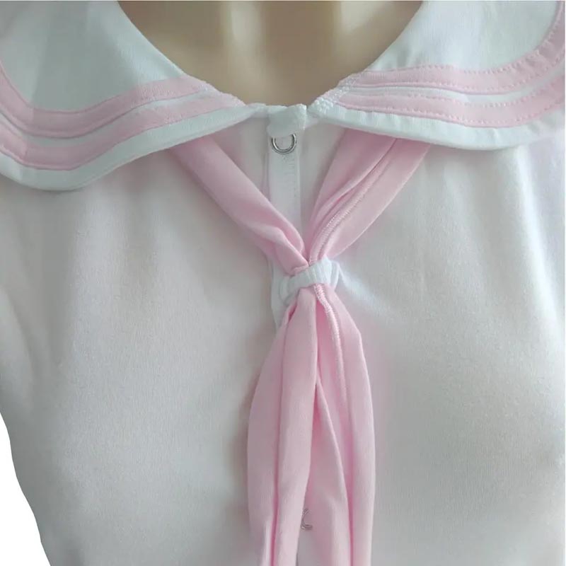 White Pink Cute Girl Sailor Bo - Romper Onesie Baby recensione e prezzo