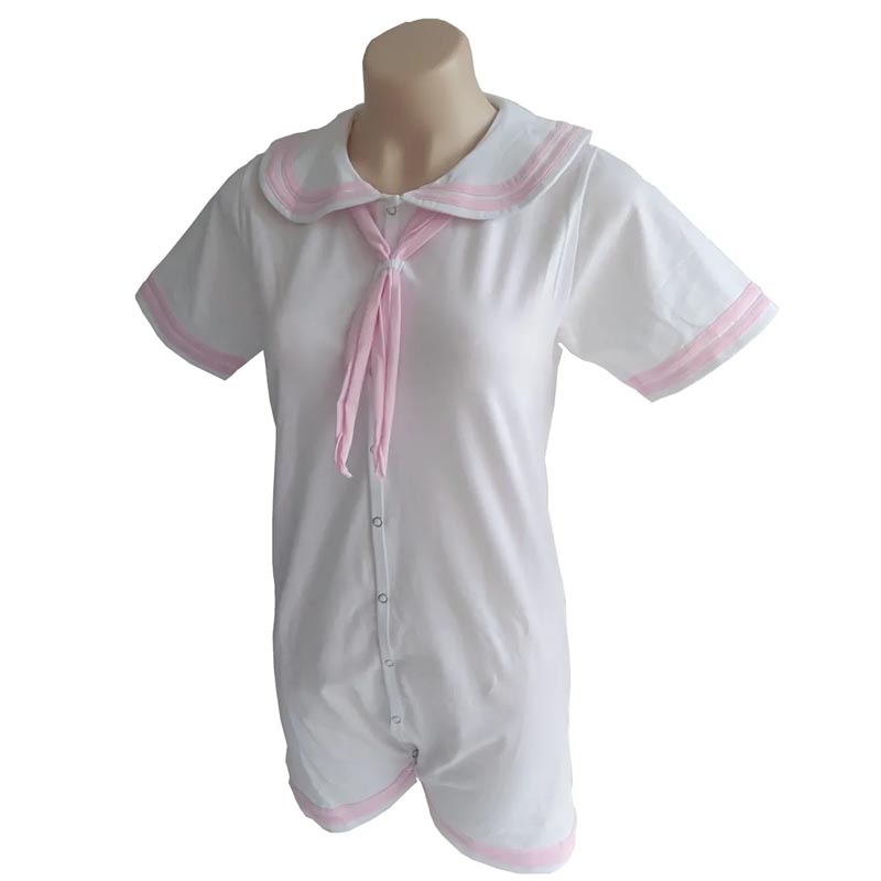 White Pink Cute Girl Sailor Bo - Romper Onesie Baby recensione e prezzo