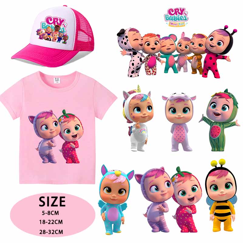 Crying Babies Iron on Patches  - Baby Clothing Discount recensione e prezzo