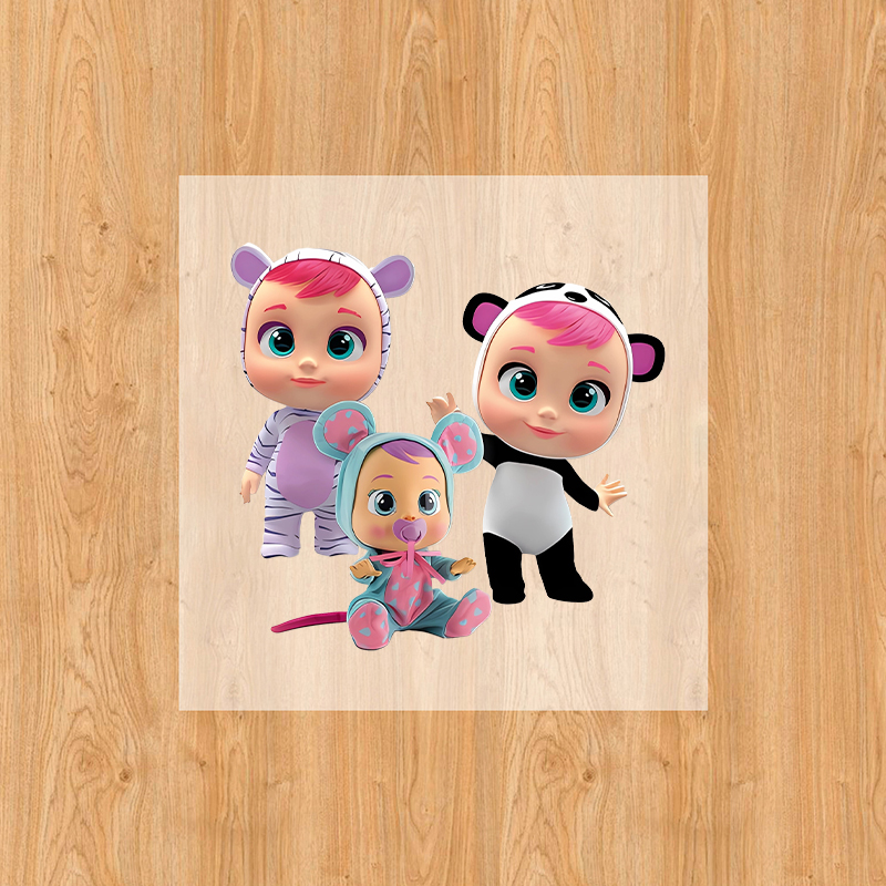 Crying Babies Iron on Patches  - Baby Clothing Discount recensione e prezzo