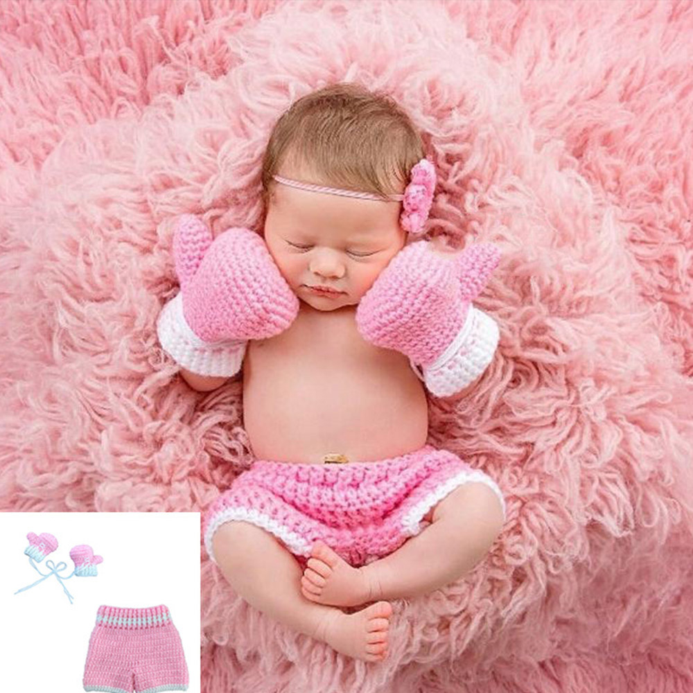 2pcs/set Newborn Baby Boxing D - Baby Clothing Crochet recensione e prezzo