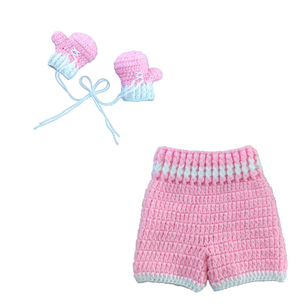 2pcs/set Newborn Baby Boxing D - Baby Clothing Crochet recensione e prezzo
