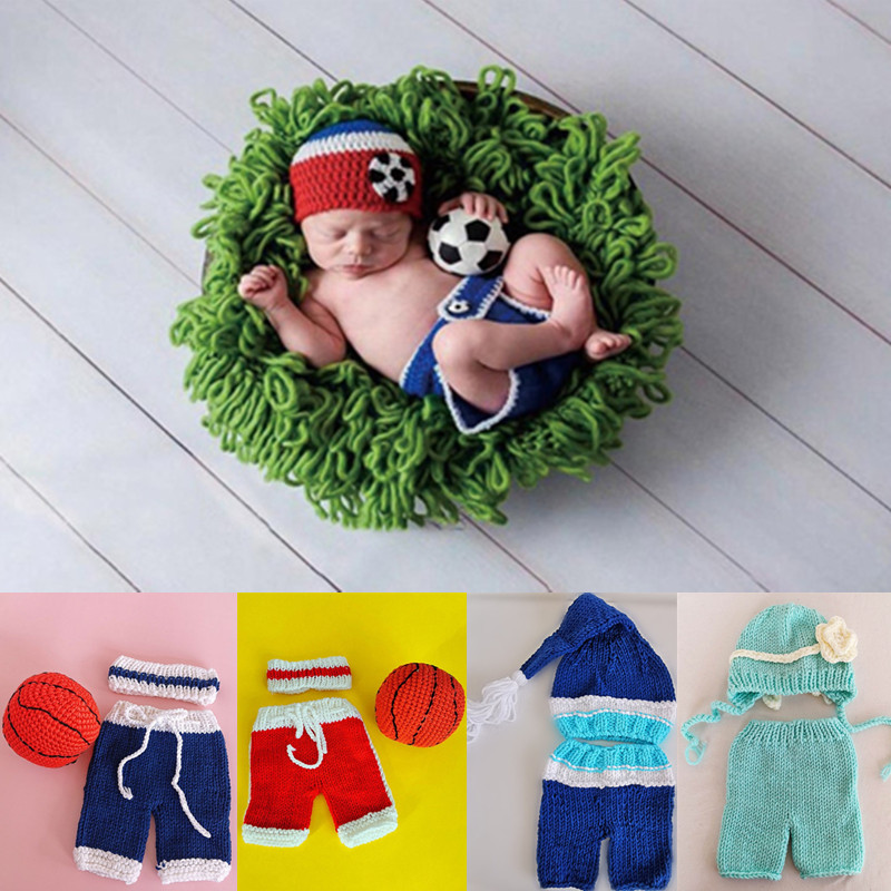 3/2 Pcs/set Newborn Photograph - Baby Clothing Crochet recensione e prezzo