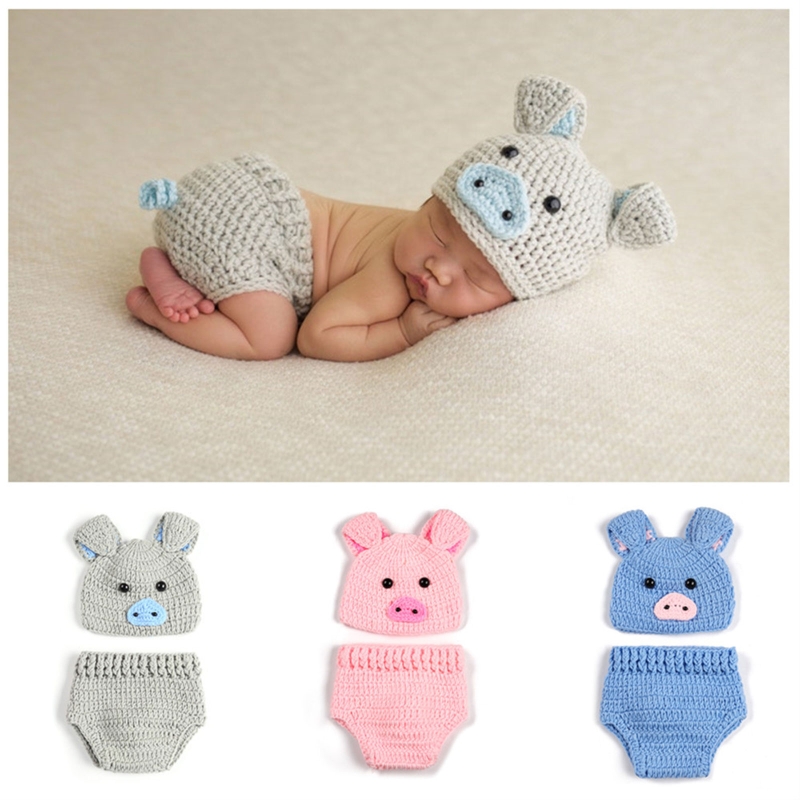 3/2 Pcs/set Newborn Photograph - Baby Clothing Crochet recensione e prezzo