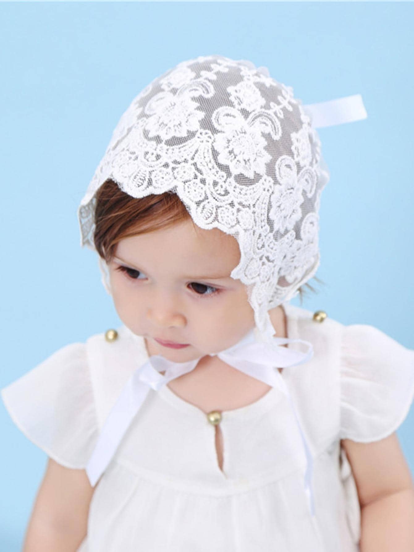 Baby Lace Brim Headband Hat He - Baby Hat Beanie recensione e prezzo
