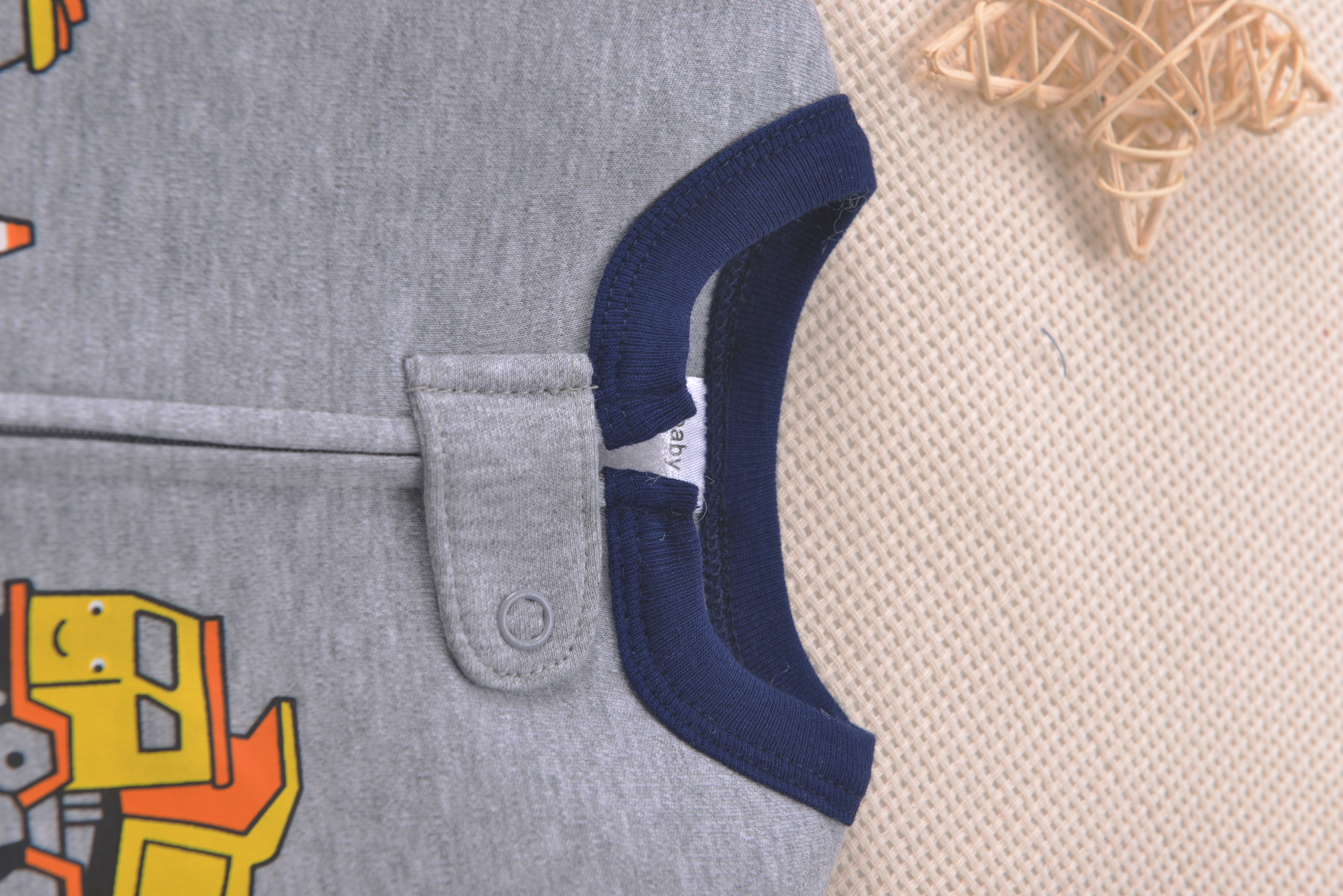 Grey Soft Cotton Baby Footed R - Romper Onesie Baby recensione e prezzo