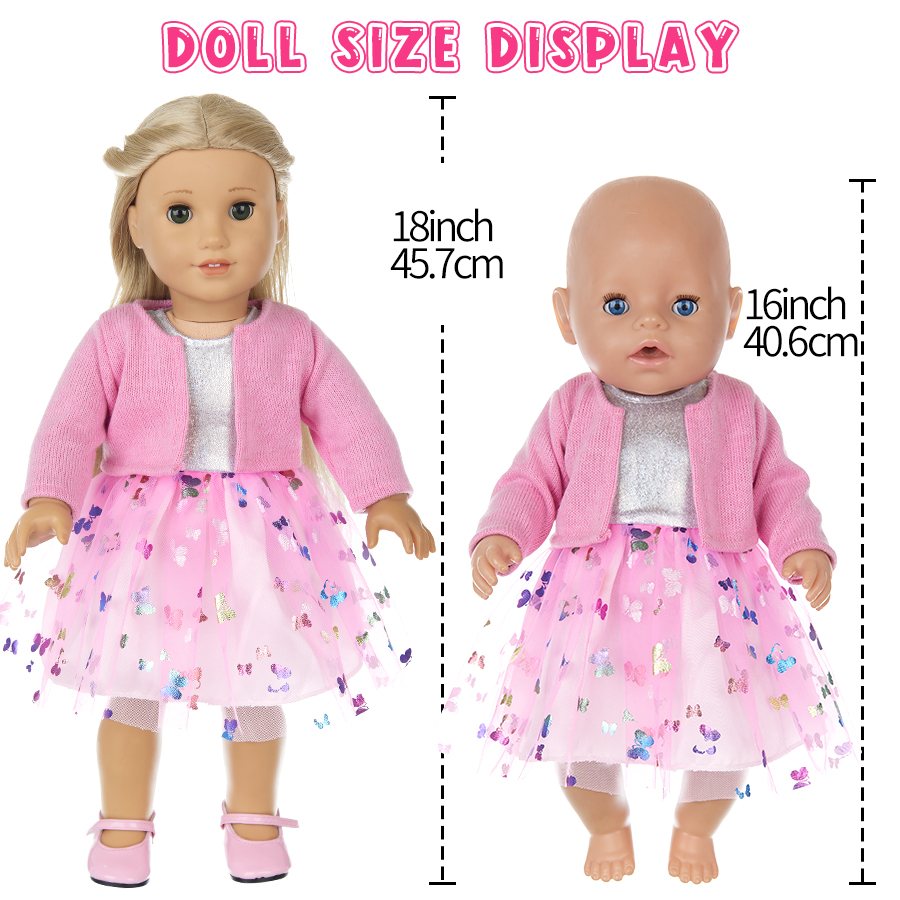 Doll Clothes for 16-18Inch 40- - Baby Clothing Discount recensione e prezzo