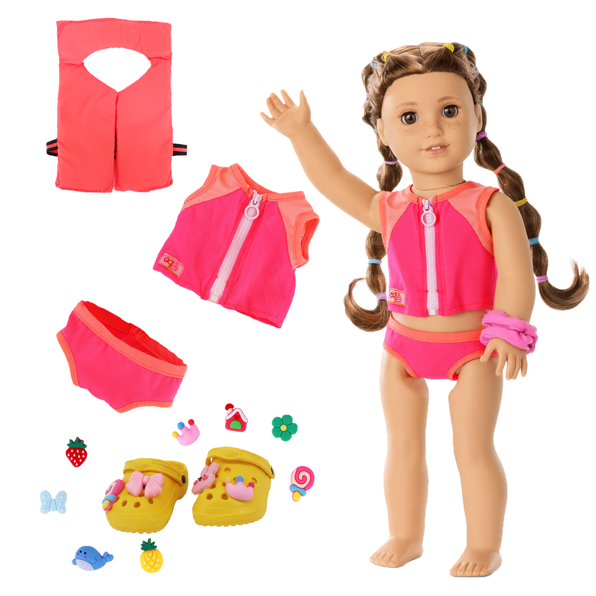 Head Flower Swimsuit Fish Scal - Baby Clothing Discount recensione e prezzo