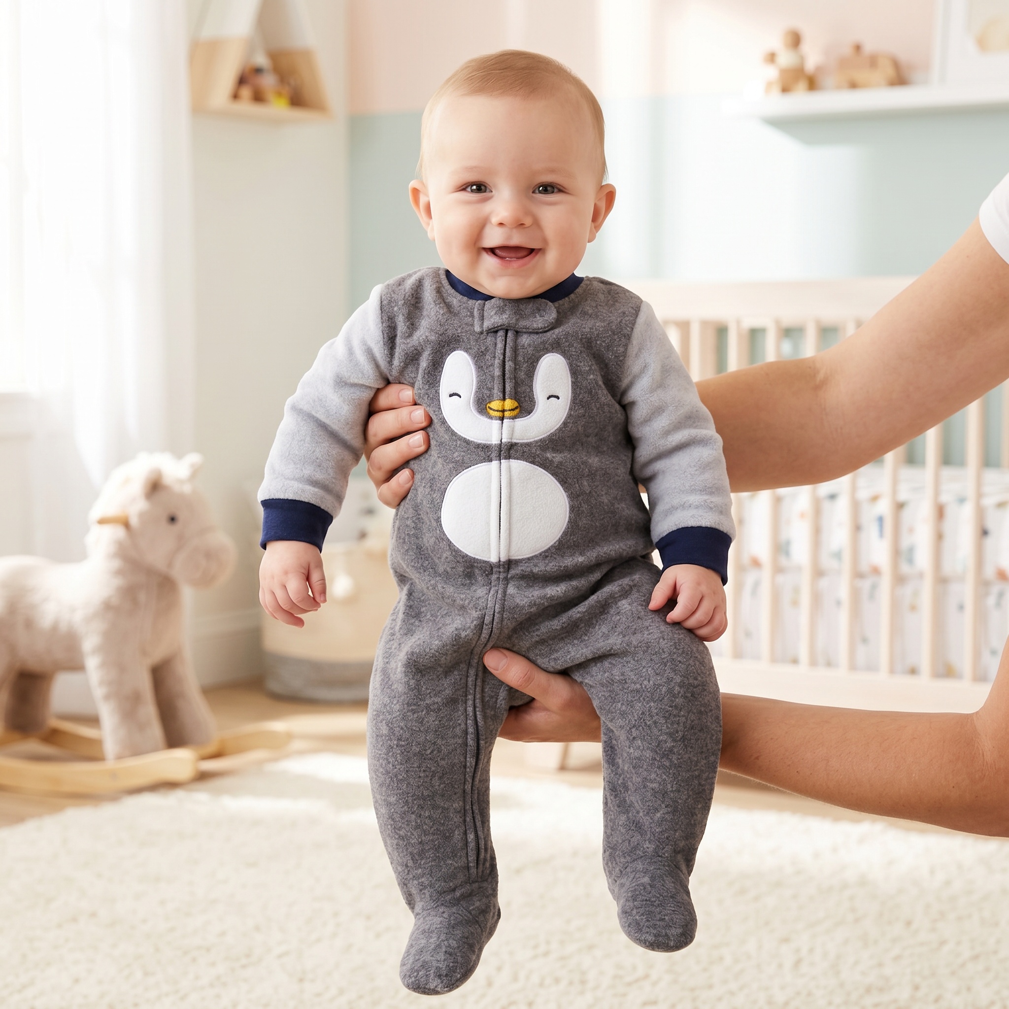 Contrast Sleeve Polar Fleece B - Romper Onesie Baby recensione e prezzo