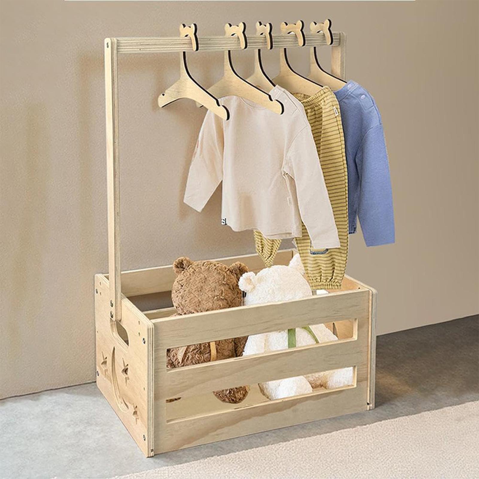 Baby Clothes Storage Box With  - Baby Clothing Rack For Baby Shower recensione e prezzo