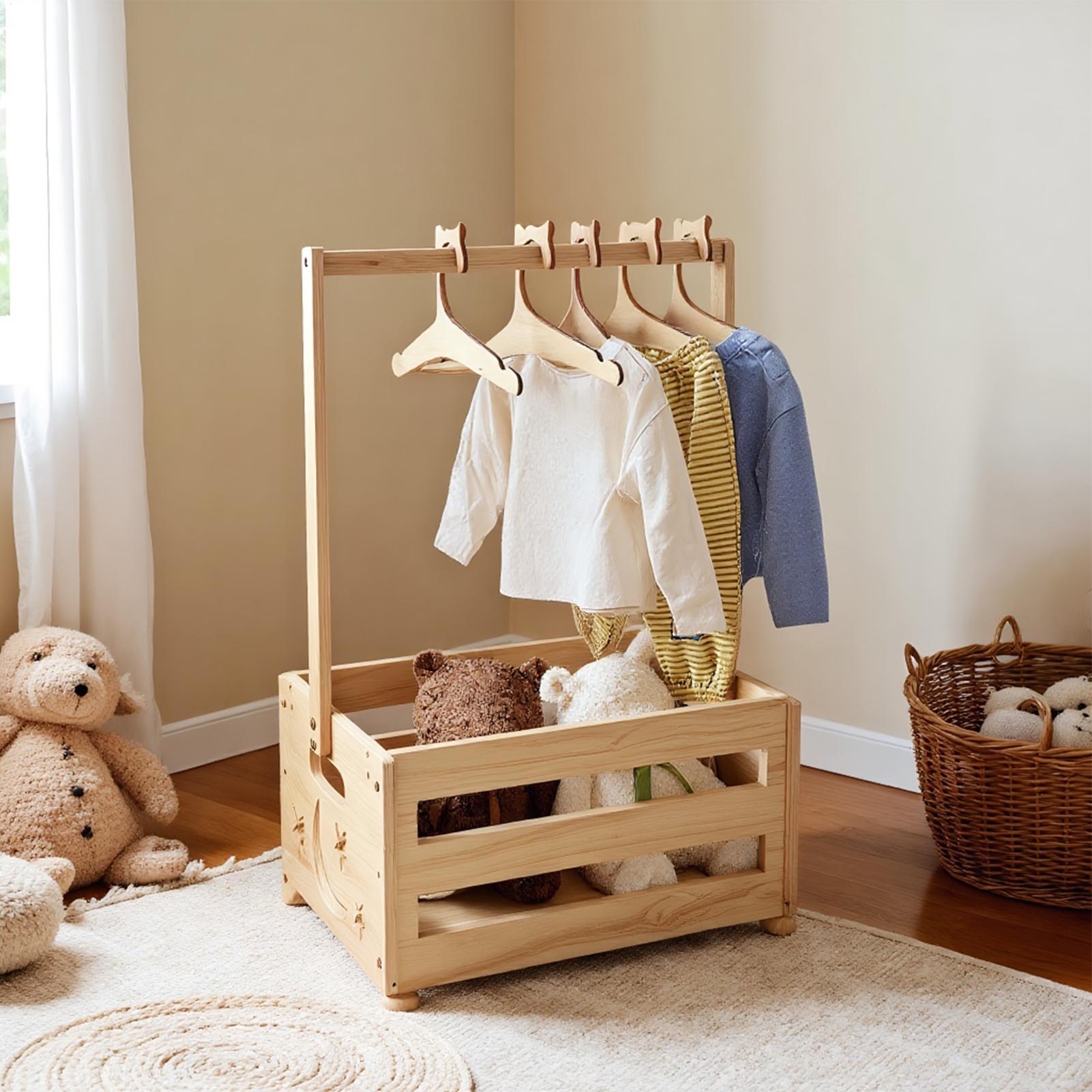 Baby Clothes Storage Box With  - Baby Clothing Rack For Baby Shower recensione e prezzo