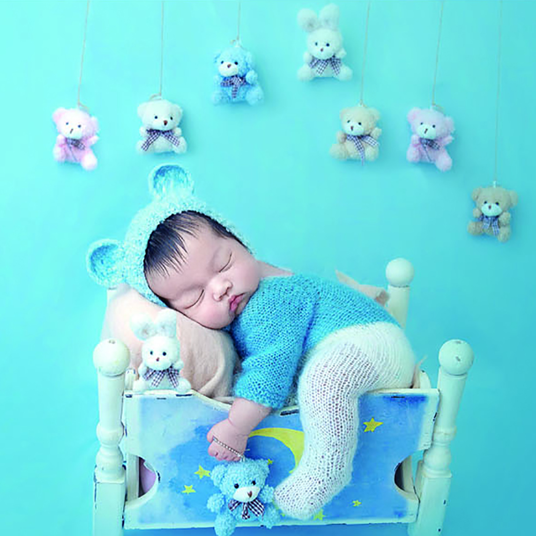 Vintage Knit Fluffy Teddy Bear - Baby Clothing Crochet recensione e prezzo