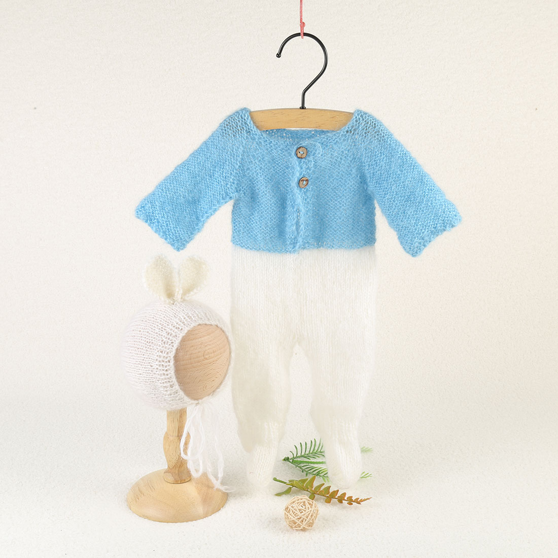 Vintage Knit Fluffy Teddy Bear - Baby Clothing Crochet recensione e prezzo