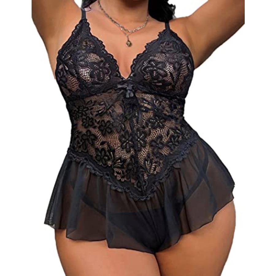 Avidlove Plus Size Lingerie fo - Bamboo Bodysuit Baby recensione e prezzo