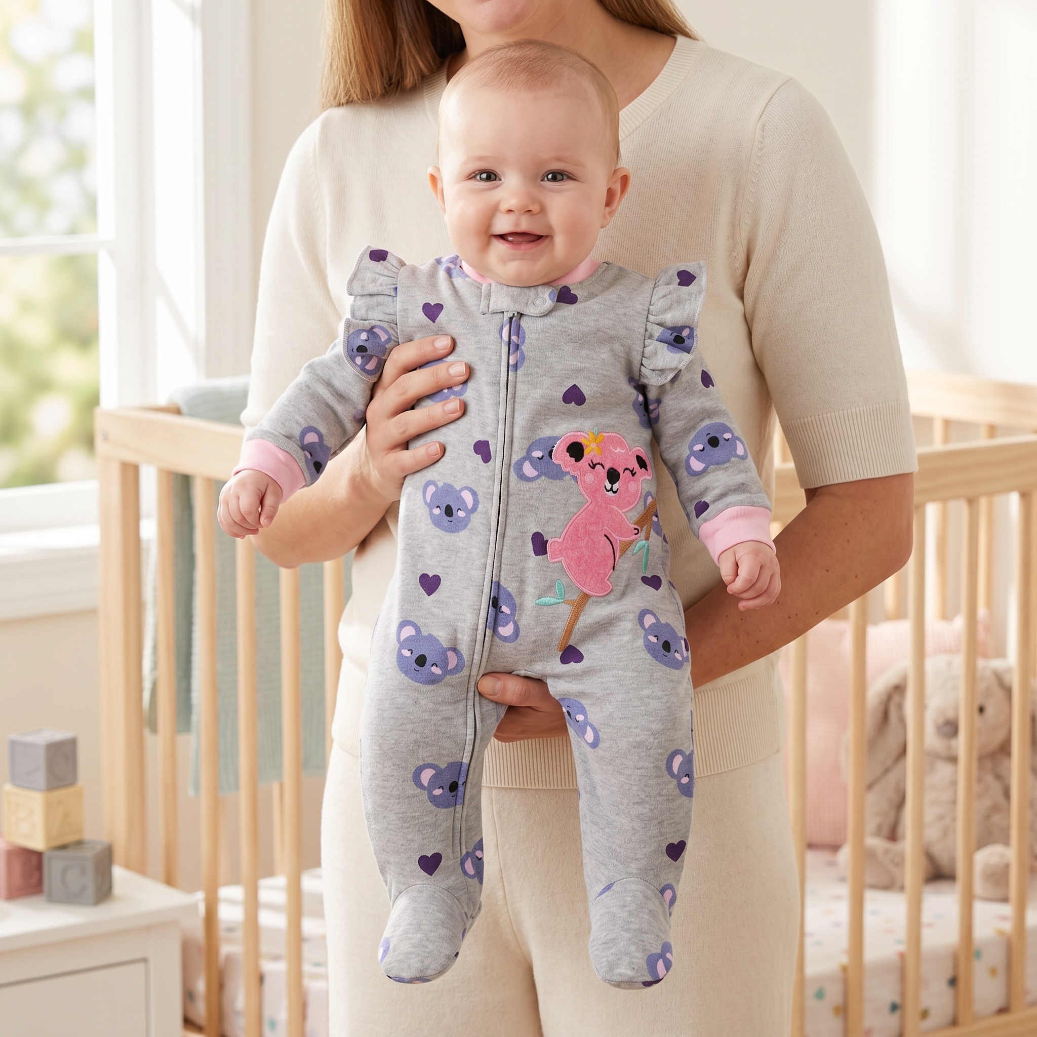 Pure Cotton Baby Footed Romper - Romper Onesie Baby recensione e prezzo