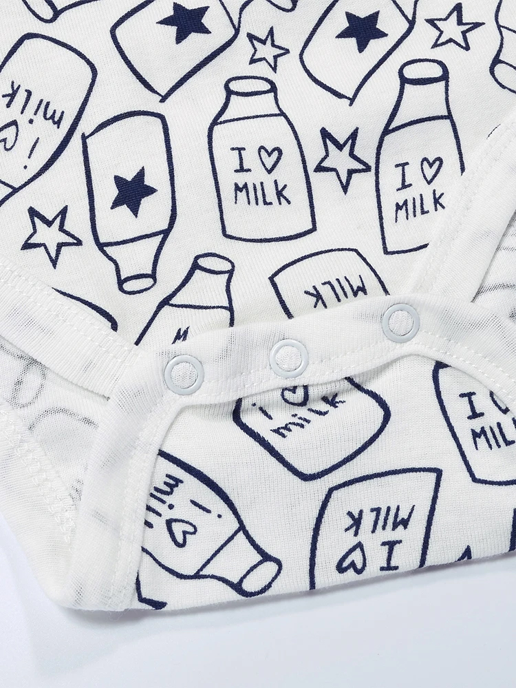 3pcs Random Baby Summer Triang - Bamboo Bodysuit Baby recensione e prezzo