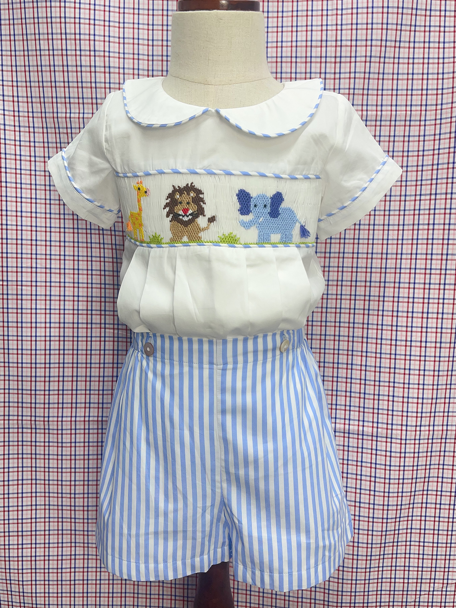 Summer Boys Zoo Smocking Set P - Baby Zoo Clothing recensione e prezzo
