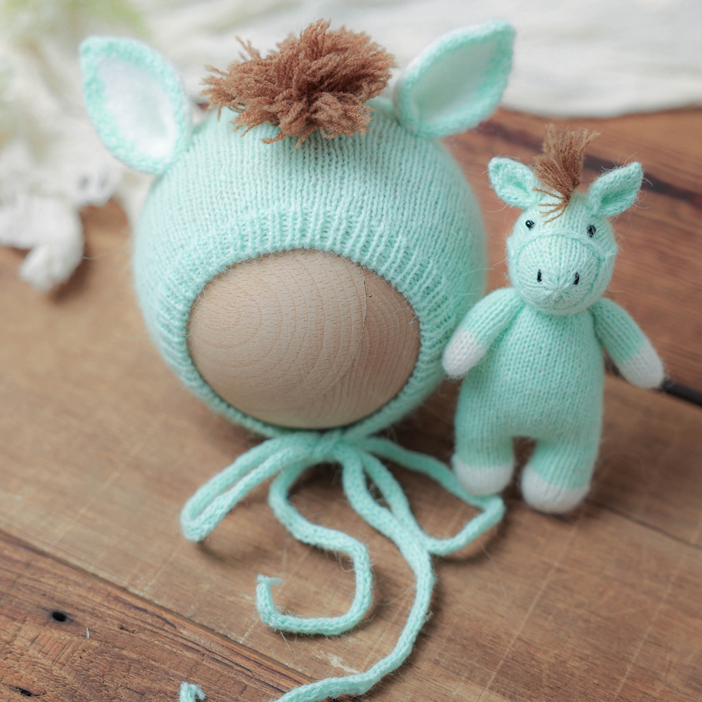 Knitted Horse Hat with Doll Ne - Baby Hat Beanie recensione e prezzo
