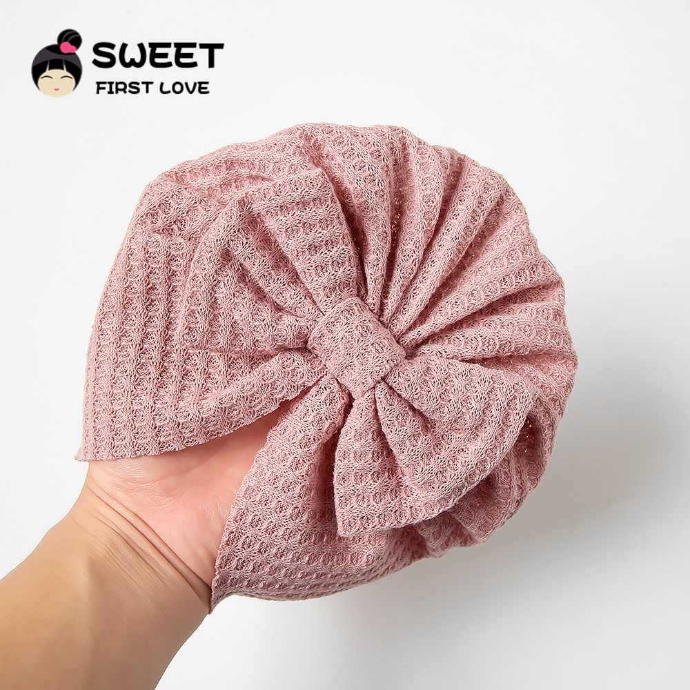 Waffle Bowknot Newborn Baby Gi - Baby Hat Beanie recensione e prezzo