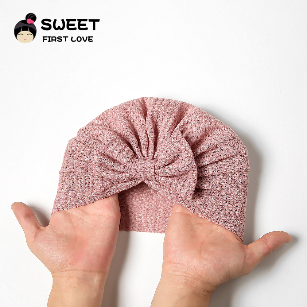 Waffle Bowknot Newborn Baby Gi - Baby Hat Beanie recensione e prezzo